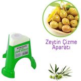 Go İthalat Kolay Zeytin Dilme Çizme Aparatı Pratik Kolay Zeytin Çizici Alet (5440)
