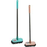 Go İthalat Mini Temizlik Fırçası Orta Sert Kıllar Metal SAPLI=40CM - 4.5X12.5CM (5468)