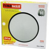 Go İthalat Nisaluce EAMP-106/B 24W Radar Sensörlü Ledli Armatür Beyaz Çerçeve Mekatronik Askı Sistemi 6500K - 2160LM (5440)