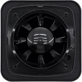 Go İthalat Plastik Aspiratör 120 Antrasit Banyo Tuvalet Havalandırma Aspiratörü 16W 1900RPM 180M3/H EBT-120SA (5673)