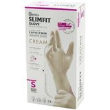 Go İthalat Reflex Slimfit Glove KOD-030 S Krem Pudrasız Muayene Eldiven 100LÜ (784)