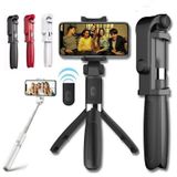 Go ithalat Selfie Stick L01 Bluetooth Kumandalı Selfie Çubuğu Tripod Monopod