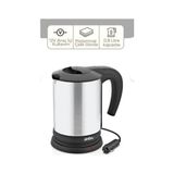 Go İthalat SİNBO SK-7371 12V ARAÇ İÇİ KETTLE PASLANMAZ ÇELİK SU ISITICISI 0.8LT 120W ÇAKMAKLIK FİŞLİ PLASTİK KAPAK - KULP
