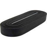 Go İthalat Siyah - 2.5cm Paça Lastik Geniş 10MT. (784)