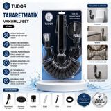 Go İthalat Siyah Taharatmatik Seti Taharatmetik El Duşu- Hortum - Mafsal Vakumlu Set (5440)