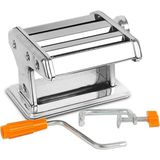 Go İthalat Tuğra Çelik 150MM Küçük Boy Paslanmaz Çelik Kollu Erişte Makarna Hamur Açma Kesme Makinesi