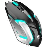 Go İthalat USB Kablolu - Oyuncu Mouse - Fare Rgb Işıklı 3D - 1200DPI Mouse 1.5mt Kablo (5477) - Siyah