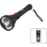 Go İthalat USB ŞARJLI=5V 1W LED EL FENERİ 3-KADEME IŞIK - FLAŞÖR ŞARJ GÖSTERGE 70LÜMEN 25.7CM (5314)