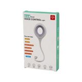 Go İthalat USB SMART VOICE CONTROL LİGHT SESLİ IŞIK AYARLI MİNİ YUVARLAK USB 16 LEDLİ LAMBA AKROBAT KOLLU 2W 5V