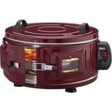 Go İthalat Yuvarlak Davul Fırın 1100W - 46CM Alüminyum Tepsi Çok Renkli Ön Gözetleme Camı AF-007 (5468)