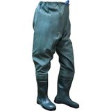 Go-Out Balıkçı Çizme, Çizmeli Pantolon, 55 Mikron Dikişsiz Avcı Balıkçı Pantalon - Haki