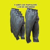 Go-Out Çay Pantalonu, %100 Su Geçirmez, Dikişsiz, Esnek Yumuşak Kumaş Pantalon - Standart - Haki - 5'li Paket