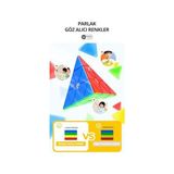 Go Pyraminx Küp Hız Piramit Çıkartmasız Zeka Küp Türkiye Resmi Satıcısı (Gan Üretimidir)