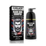 Go Studio Works Black Hair Shampoo Saç Siyahlaştırıcı Anında Etki Sağlayan Boya Şampuan 400ml.
