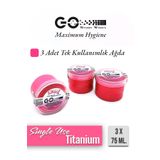 Go Studio Works Konserve Ağda Titanium Tek Kullanımlık (SINGLE USE) 3 ADET