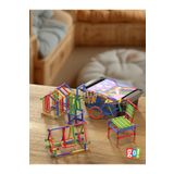 Go Toys Geometrik Tasarım Çubukları 450 Adet Zeka Geliştirici Tasarım Eğitici Oyuncak Geometrik Çubuklar