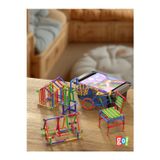 Go Toys Geometrik Tasarım Çubukları(KUTUSUZ )450 Adet Zeka Geliştirici Tasarım Eğitici Oyuncak