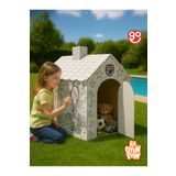 Go Toys İlk Oyun Evim XXL Boy Dayanıklı Karton Boyama Aktivite Evi Boyama Evi Shopist