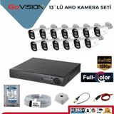 Go Vision 13'lü 2 Mp Ahd Kamera Seti- 3.6mm Full Color Serisi