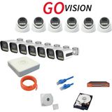 Go Vision 13'lü 5mp 4K Ultra Hd Ip Güvenlik Kamera Seti (Gece Görüşlü, Dış Mekan Uyumlu) - Yok