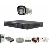 Go Vision 1'li 2 Mp Ahd Kamera Seti- 3.6mm Full Color Serisi - Siyah - Beyaz
