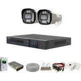 Go Vision 2'li 2 Mp Ahd Kamera Seti- 3.6mm Full Color Serisi - Siyah - Beyaz
