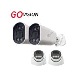 Go Vision 4 Adet 2mp Ahd Güvenlik Kamerası Full Hd, Gece Görüşlü
