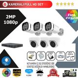 Go Vision 6'lı 2mp Ahd Güvenlik Kamera Seti – Full Hd, Gece Görüşlü, Kayıt Cihazı Dahil - yok