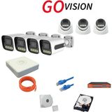 Go Vision 7'li 5mp 4K Ultra Hd Ip Güvenlik Kamera Seti (Gece Görüşlü, Dış Mekan Uyumlu) - Yok