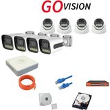 Go Vision 8'li 5mp 4K Ultra Hd Ip Güvenlik Kamera Seti (Gece Görüşlü, Dış Mekan Uyumlu) - Yok