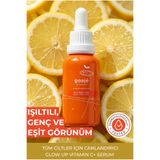 Goajé SKINCARE Glow Up Vitamin C+ Serum, Tüm Ciltler için Canlandırıcı %10 C Vitaminli, 30 ml