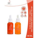 Goaje Skincare Glow Up Vitamin C + Serum+Daily Defense Serum SPF50+ İkili Set
