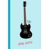 GoalRiffs: Hardcover notebook | Lined | 120 pages | There is a space on the top right corner of the paper for writing the date.
