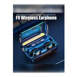 GoBant Bluetooth Kulaklık Kulakiçi Powerbanklı Çift Mikrofonlu Dokunmatik Kablosuz Earbuds F9 Pro