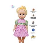 Göbeğine Basınca Konuşan Gözleri Açılıp Kapanabilen Oyuncak Cansu Et Bebek Büyük Boy 40 Cm.