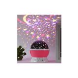 GÖBEKLİTEPE TİCARET Dönen Projeksiyon Gece Lambası Star Master Ay Yıldız Led - Pembe