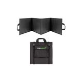 goboenergy 120w Katlanabilir Solar Panel Çanta | Siyah Renk | Taşınabilir Hızlı Şarjlı Güneş Paneli