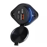 Goboenergy Lpu 48W Çift Portlu Hızlı Araç Şarj Soketi - 30W Pd Type-C & 18W Qc 3.0 Usb - 12V/24V Tekne Karavan Otomobil Uyumlu