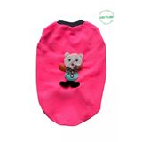 Goboticaret Ayıcık Aksesuarlı Fosforlu Pembe Kedi Köpek Kıyafeti Elbisesi Xlarge/Xl/Beden 4