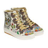 Goby Skull and Mandala Sneaker Bot WCV2032