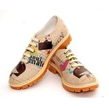 Goby TMK6504 Renkli Pretty Blossom Kadın Oxford Ayakkabı