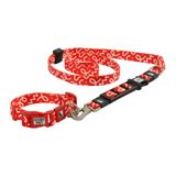 GOBYPET Airmesh Köpek Gezdirme Boyun Tasma Seti XS - Küçük Irk Köpek ve Kedi Gezdirme Tasması (Nefes Alabilen File Kumaş, 3-5 kg) (kırmızı)