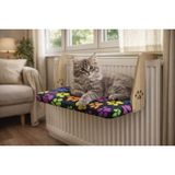 gobypet always the best Kalorifer Petek Radyatör Kedi Yatağı Geniş ve Geniş Köpek Yatağı, Askılı Kedi Yatağı (Patili)