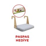 Gobypet Peluş Kalorifer Petek Radyatör Yatağı Geniş Kedi Köpek Kalorifer Yatağı + Paspas antrasit
