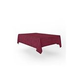 Goccia Home Kadife Dokulu Masa Örtüsü Bordo