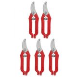 Göcen ( 5 Adet ) Eğri Uçlu Narenciye Üzüm Bağ Budama Makası18.5 Cm