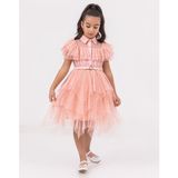 Gocoland Wednesday Kostüm Elbisesi - 01P-Pembe - 6 Yaş