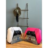God Of War Kratos Gamer Stand Seti 2 Adet Ps5 Dualsense Ps4 Dualshock Joystick Uyumlu 2 Adet Set