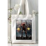God Of War Oyun Baskılı Bez Çanta Omuz Çantası Kişiye Özel Model 17