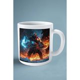 God Of War Oyun Baskılı Kupa Bardak Çift Taraflı Kişiye Özel Model 24